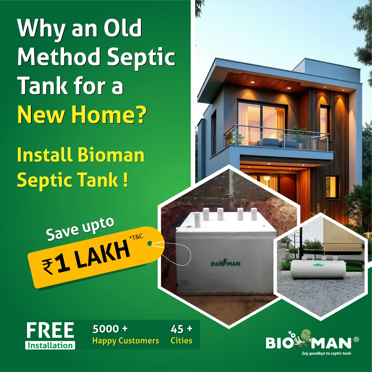 Bioman bioseptic tank